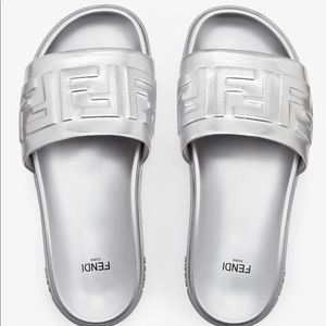 Fendi Nappa Slides